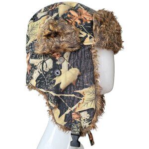 DAKOTA DAN Camo Faux Fur Trapper Hat - Men's OS